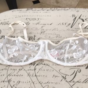 White Lace Bra from Victoria Secret